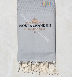 Fouta brodée Moët & Chandon 