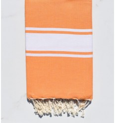 Fouta Plate orange clair 