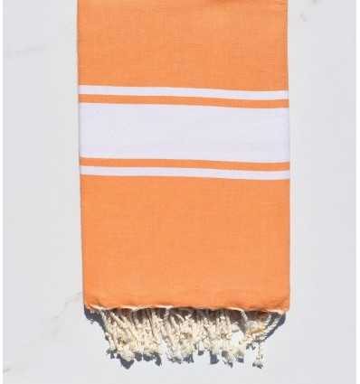 Fouta Plate orange clair