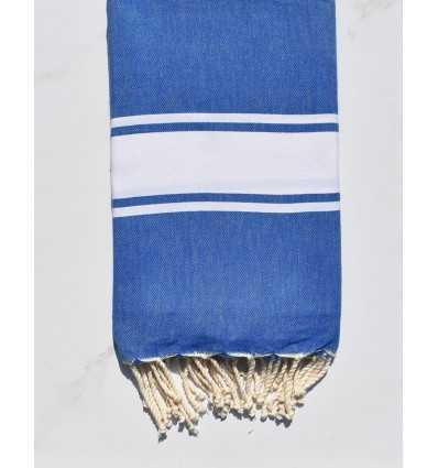 Fouta Plate Lapis lazuli 