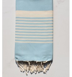 Fouta arthur bleu azurin 