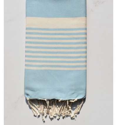 Fouta arthur bleu azurin