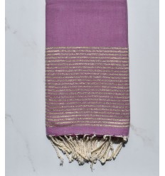 Fouta lurex byzantium clair 