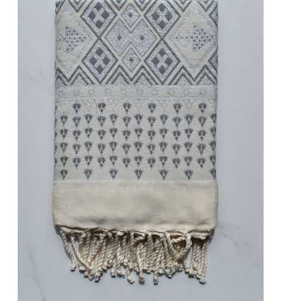 Fouta khlela gris