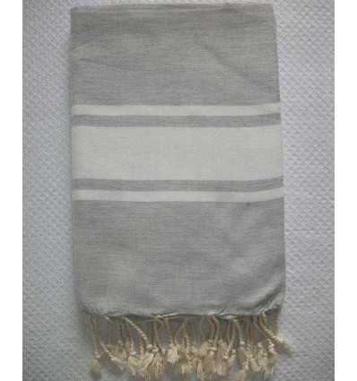 Fouta Plate Gris souris