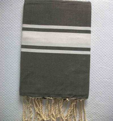 Fouta Plate vert militaire