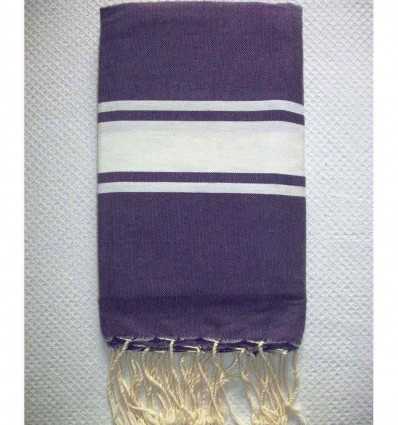 Fouta Plate violet