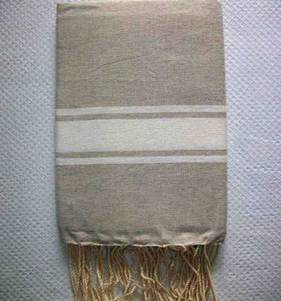 Fouta Plate beige