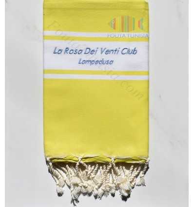 Fouta broderie La Rosa Dei Venti Club LAMPEDUSA