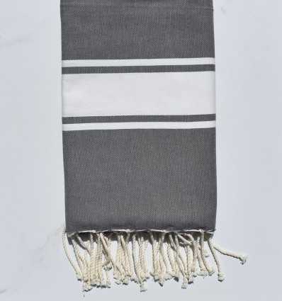 Fouta Plate gris taupe