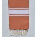 fouta plate tangerine 