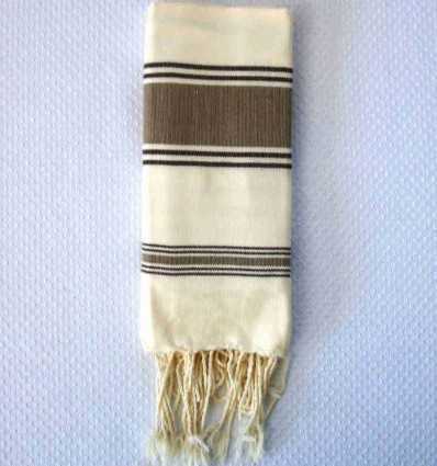 Fouta enfant ziwane marron