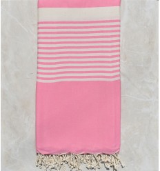 Jeté rose dragée 2.3m*2.8m 