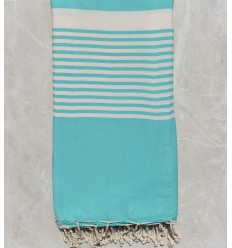 Jeté vert turquoise moyen 2.3m*2.8m 