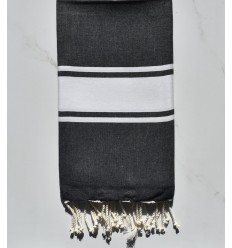 Fouta Plate Gris anthracite 