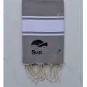 Fouta plate brodée Sun Marine 