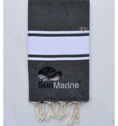 Fouta plate brodée Sun Marine 