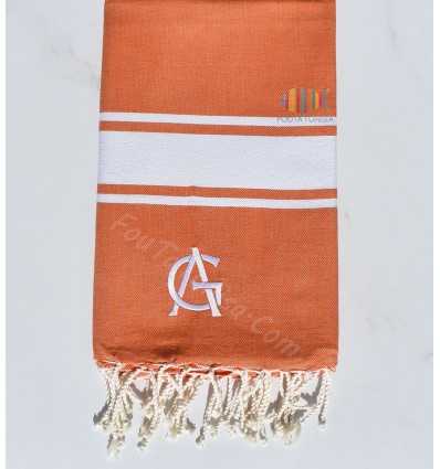 Fouta broderie Annick Goutal