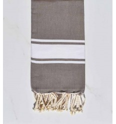 Fouta Plate beige sienne