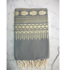 FOUTA KHOMSA Gris de Payne 