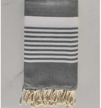 Fouta arthur gris moyen 