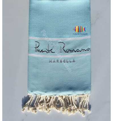 Fouta chevron brodée MARBELLA 