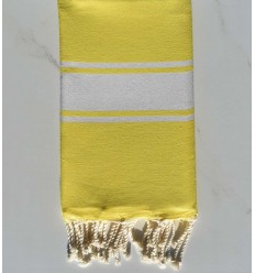 Fouta Plate jaune Fouta Tunisia - 1 2