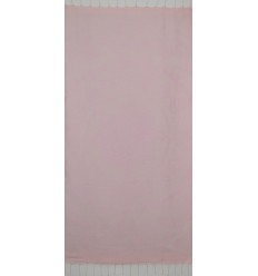 Fouta bohémian rose clair  2