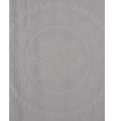 Fouta bohémian couleur pervenche clair 