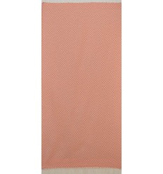 Fouta papillon orange clair  2