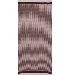 Fouta zigzag rouge bordeaux Fouta Tunisia - 3 2