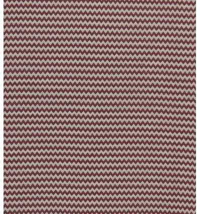 Fouta zigzag rouge bordeaux 