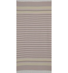 Chevron blanc crème, rose clair et violet d'évèque  2