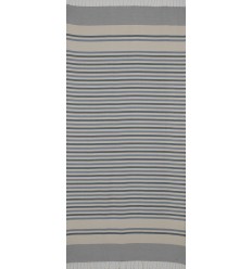 Chevron blanc crème,bleu charrette et paon  2