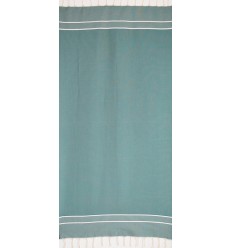 Fouta chevron vert gazon  2