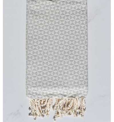 Fouta papillon gris apus