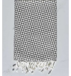 Fouta papillon grège 