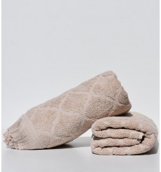 Serviette invité ELYSSA beige  2