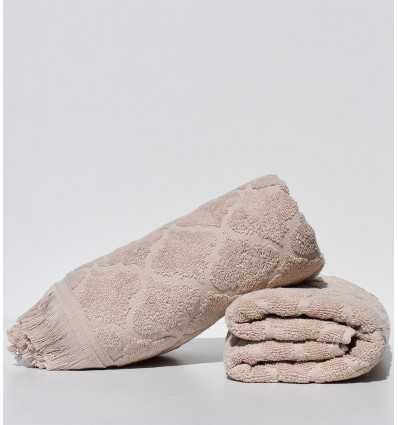 Serviette invité ELYSSA beige