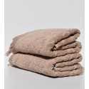 Serviette invité ELYSSA beige foncé 