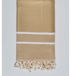 Chevron beige sépia 