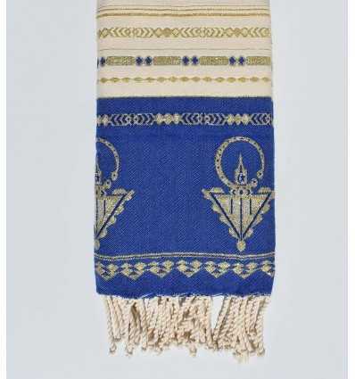 Fouta khlela bleu roi