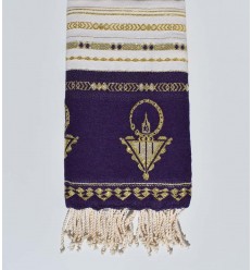 Fouta khlela mauve bizantium 