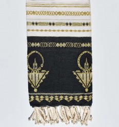 Fouta khlela noir 