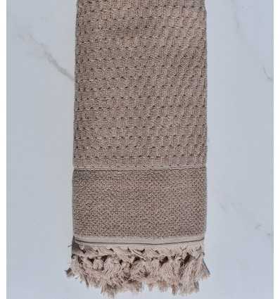 Serviette de bain  HAMILCAR beige foncé 
