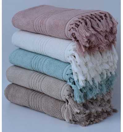 Serviette de bain HANNABAL beige 