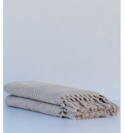 Serviette de bain HANNABAL beige 