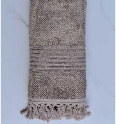 Serviette de bain  HANNABAL beige foncé 