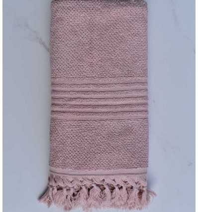 Serviette de bain LYNN saumon 