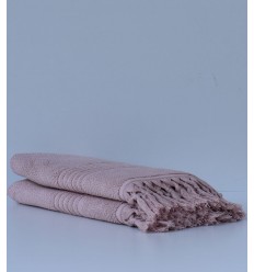 Serviette de bain LYNN saumon 